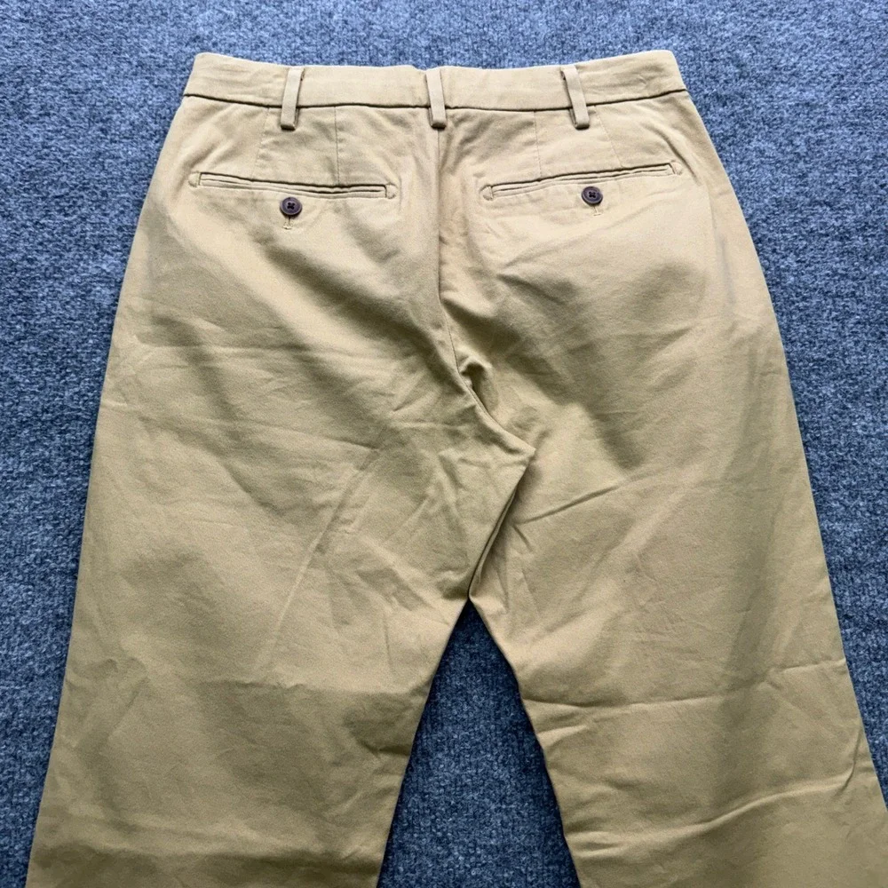 Uniqlo Chino Pants Mens 29x34 Tan Stretch Casual Workwear Slim Fit